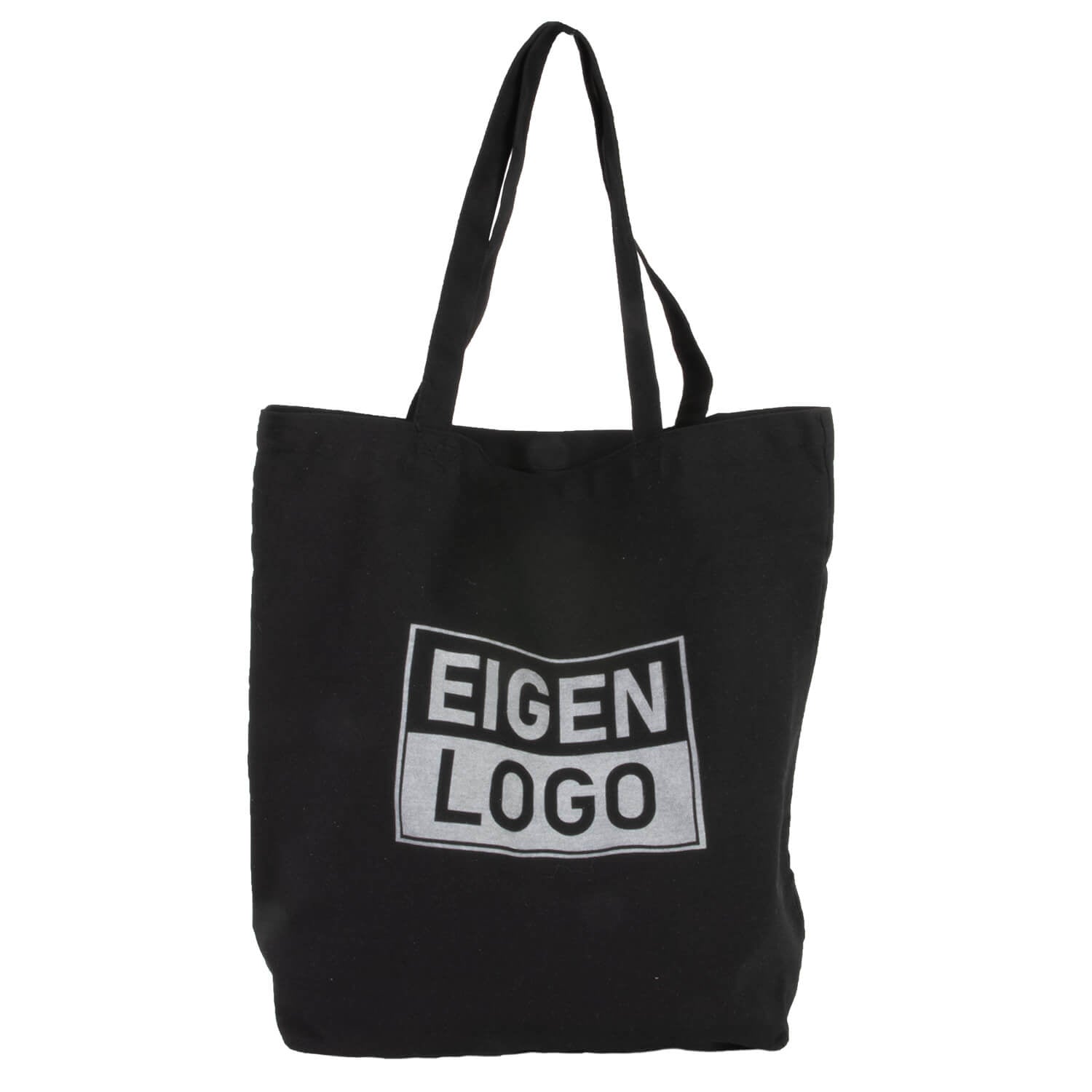 Baumwolltasche Druck 54x48+14cm Schwarz - Express