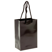 10x Geschenktüten Schwarz Extra Small
