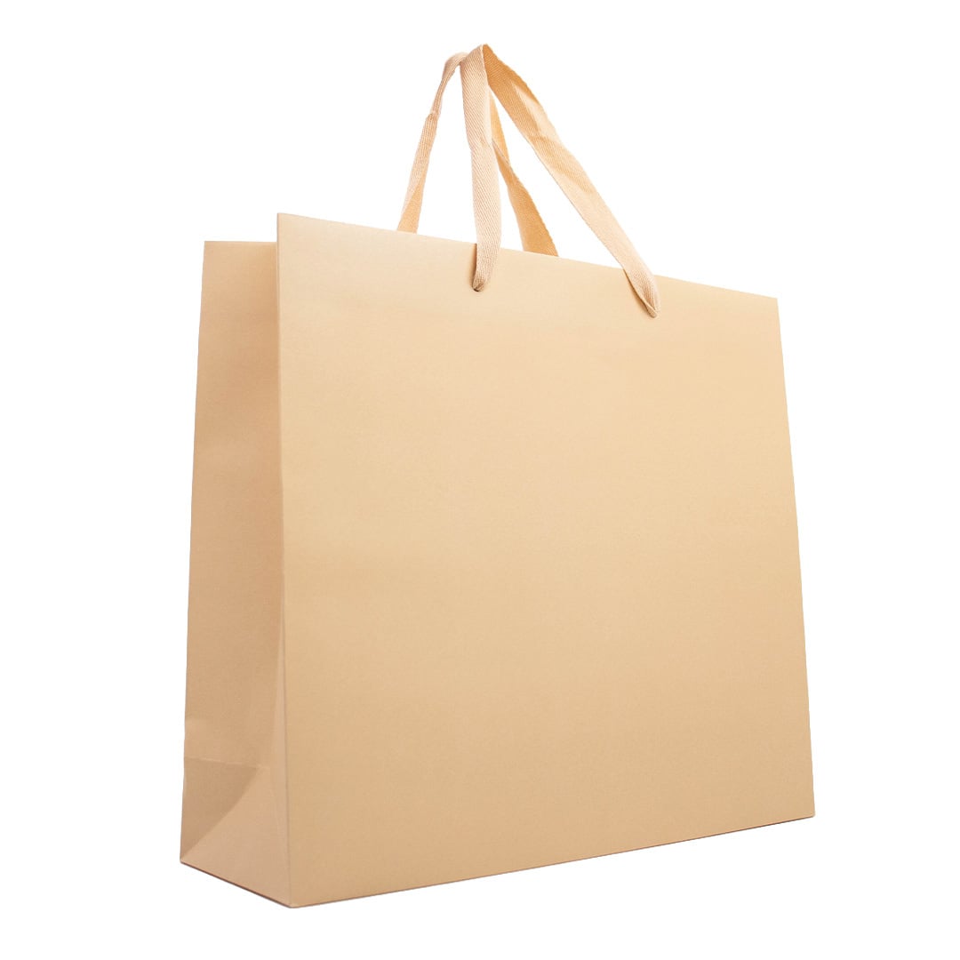 10x Geschenktüten Warm Sand A3