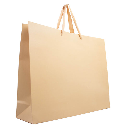 10x Geschenktüten Warm Sand Extra groß