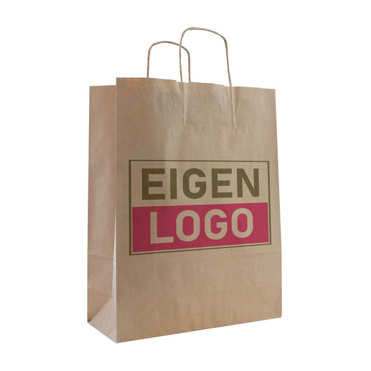 Papiertüten A3 Braun Kraftpapier bedrucken