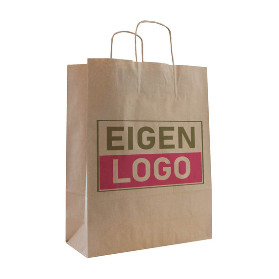 Papiertüten A3 Braun Kraftpapier bedrucken
