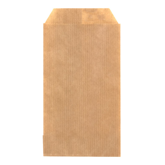 1000x Kurzwarenbeutel Braun 7x13cm