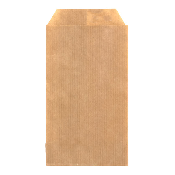 1000x Kurzwarenbeutel Braun 7x13cm