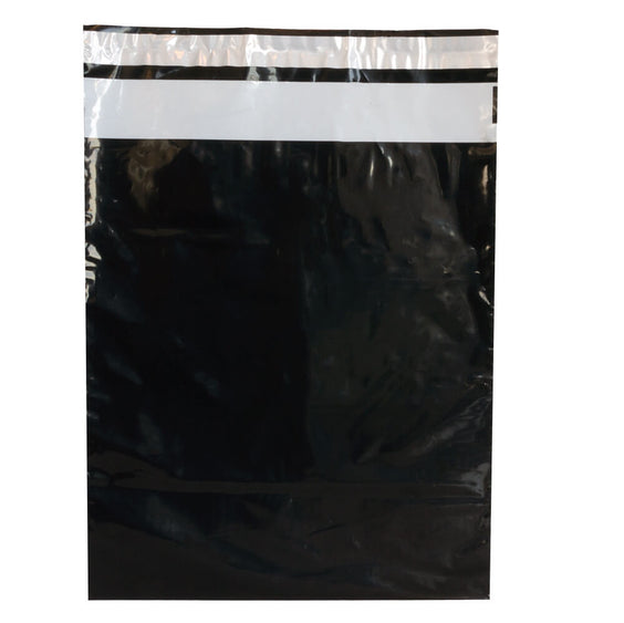 100x Versandtaschen Schwarz Small Hochformat