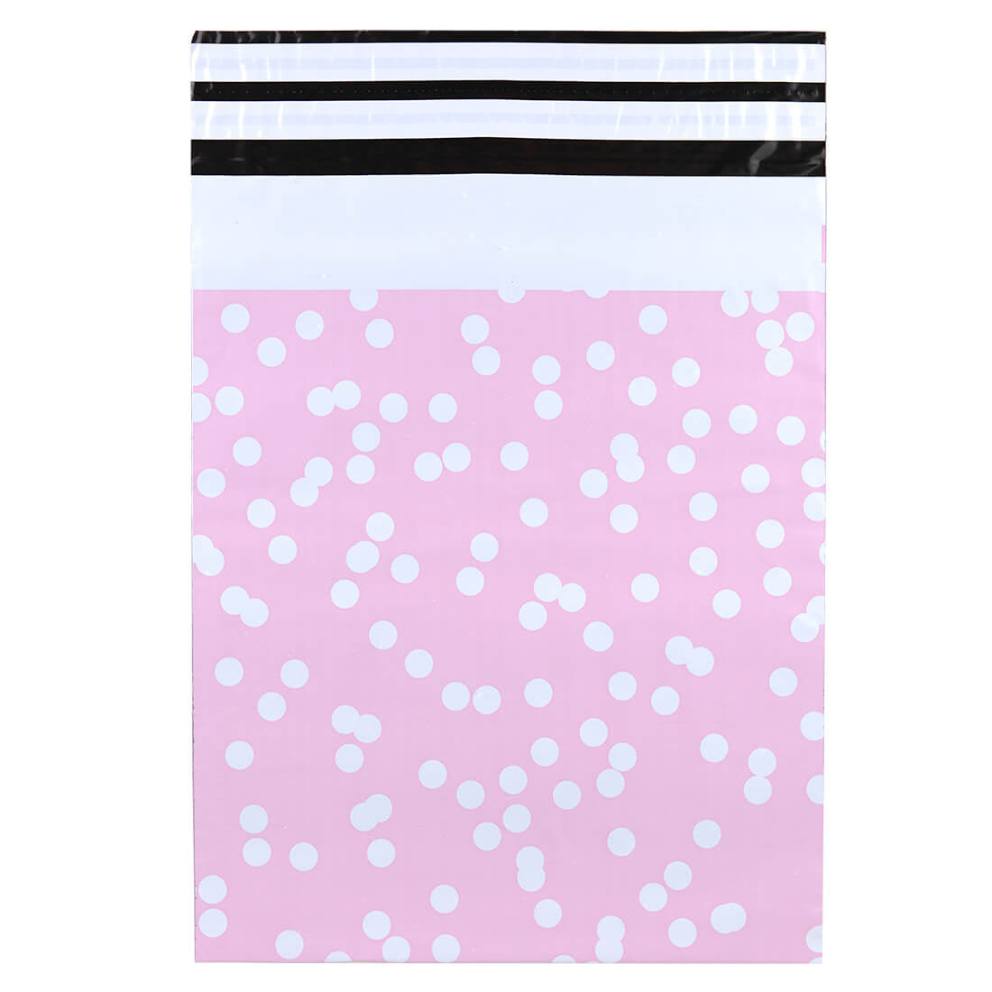 100x Versandtaschen Dots Rosa Medium