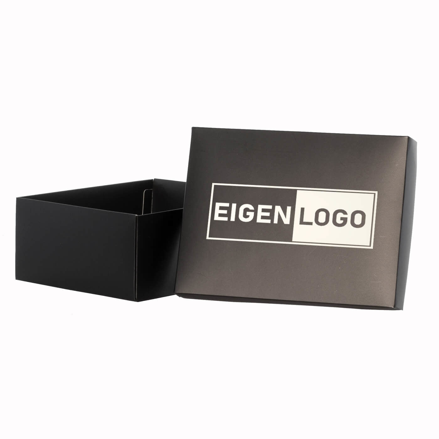 Geschenkkartons bedrucken Schwarz 200x150x80mm