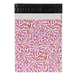 100x Versandtaschen Blumen Medium Rückgabeverschluss