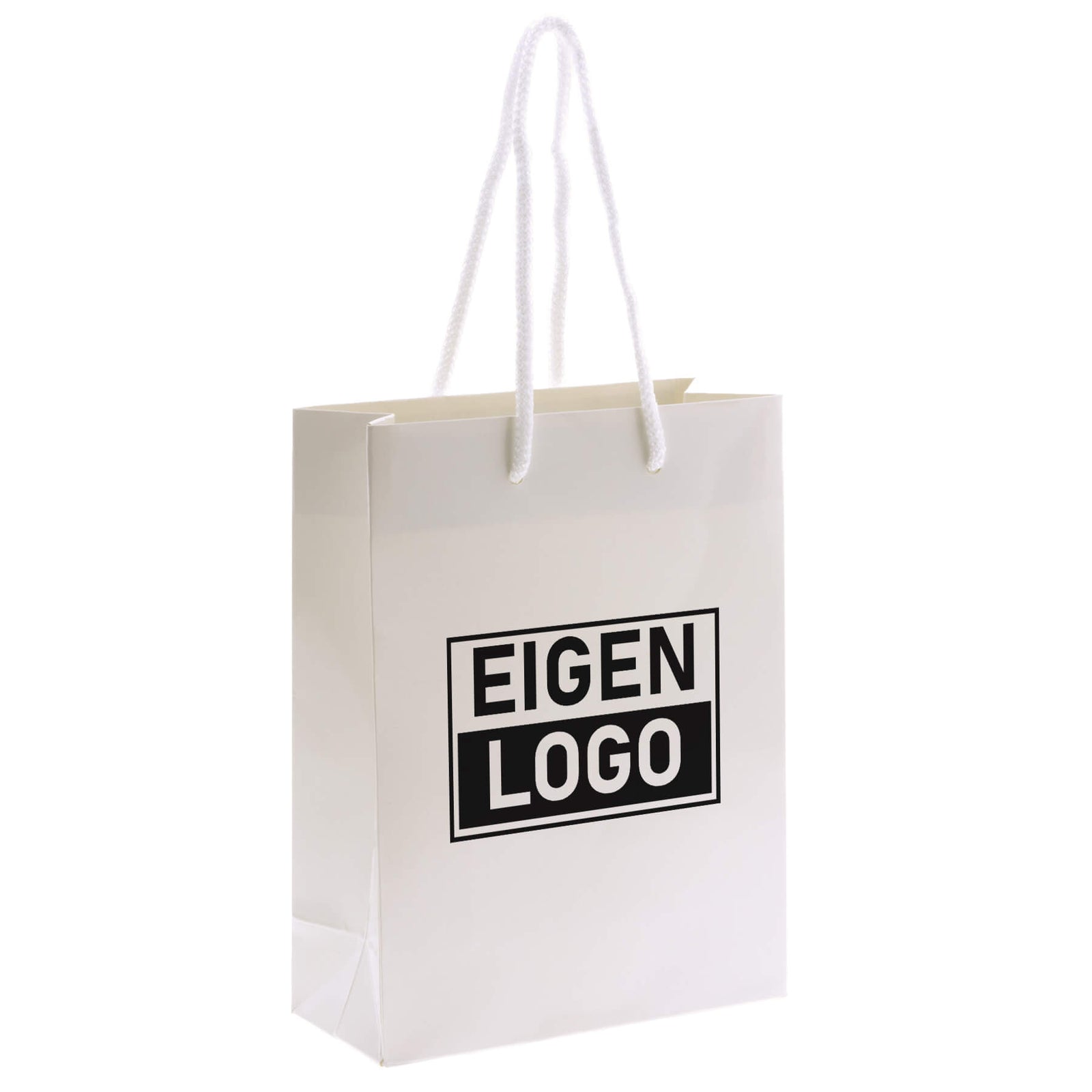 Geschenktüten Druck Weiß A5