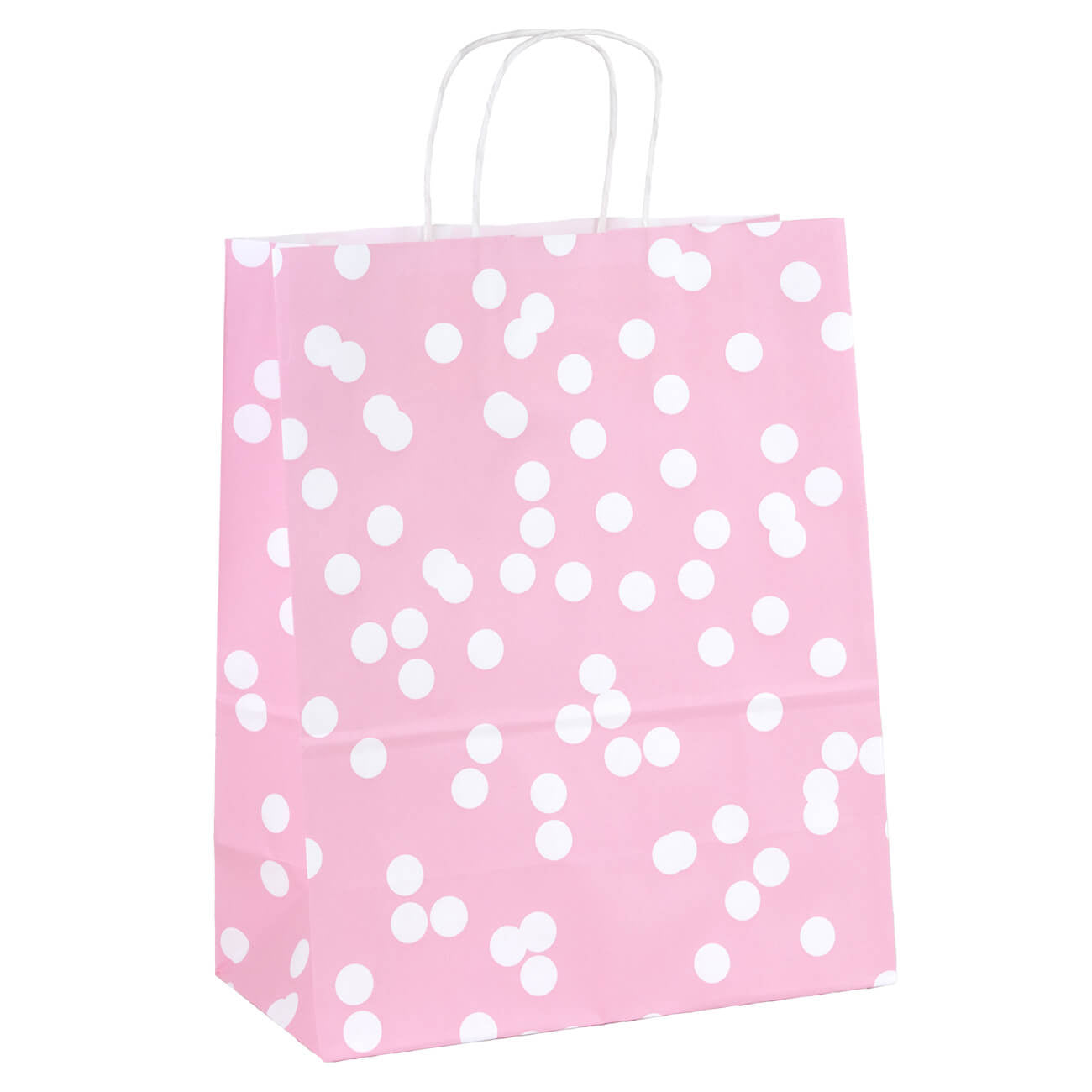 50x Papiertüten Dots Rosa A5