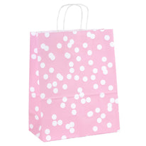 50x Papiertüten Dots Rosa A5