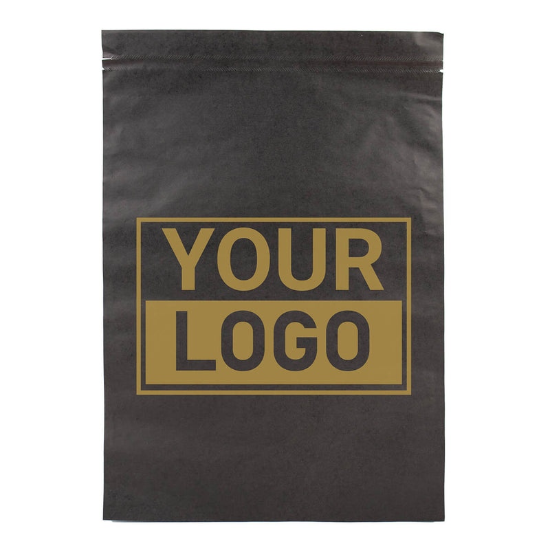 Papier versandtaschen schwarz bedrucken L