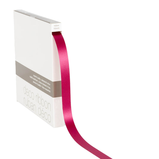Band Satin Fuchsia MEDIUM (15mm x 100m)