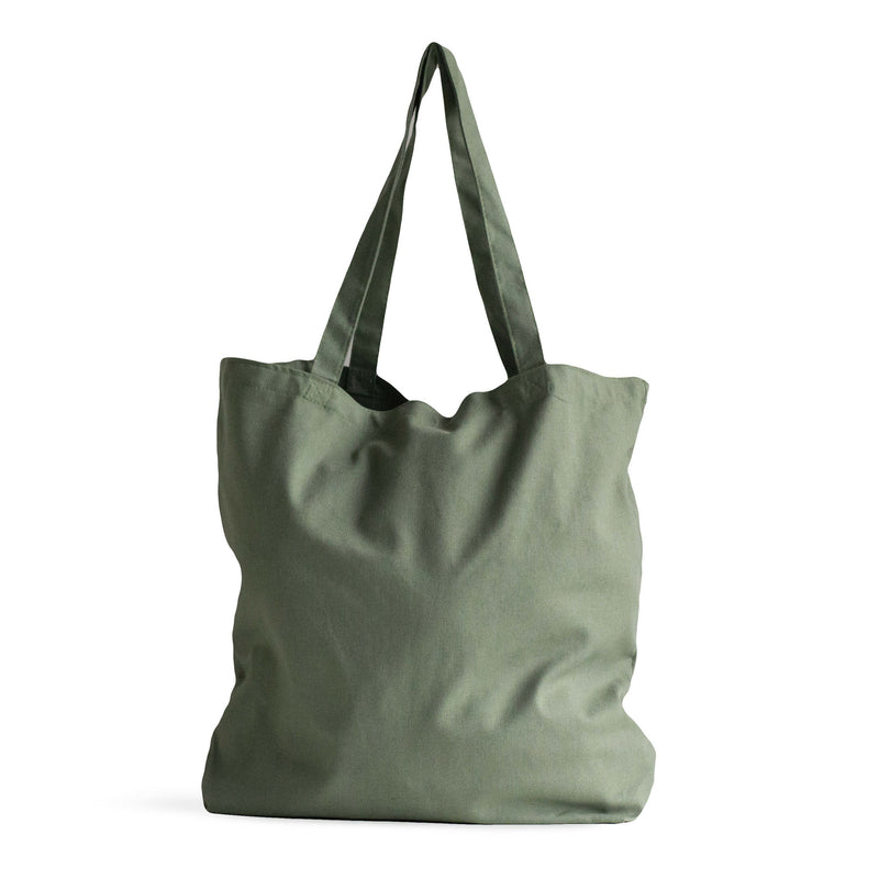 10x Segeltuch Strandtasche Grün