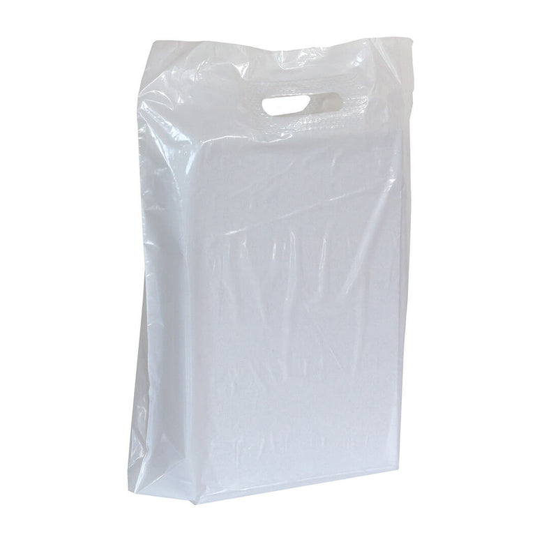250x Plastiktüten 45x50+2x4cm Weiß