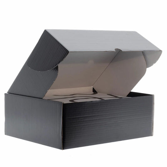 SAMPLE Postkartons Schwarz 380x300x140mm