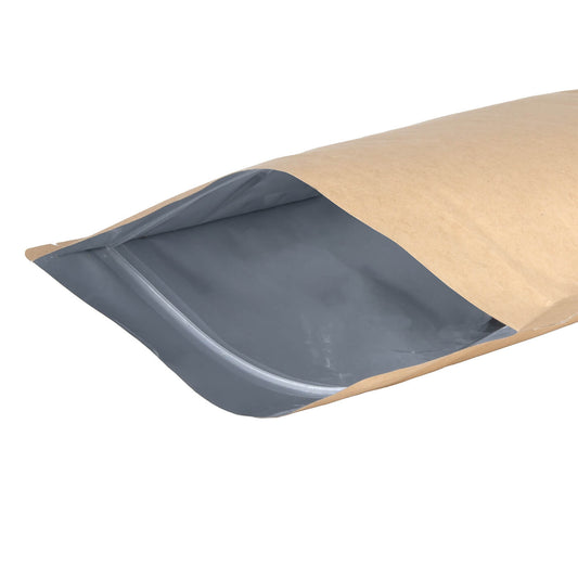 Standbodenbeutel bedrucken - Braun 30x37cm