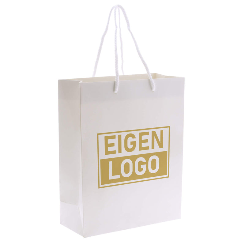 Geschenktüte drucken Weiß A4