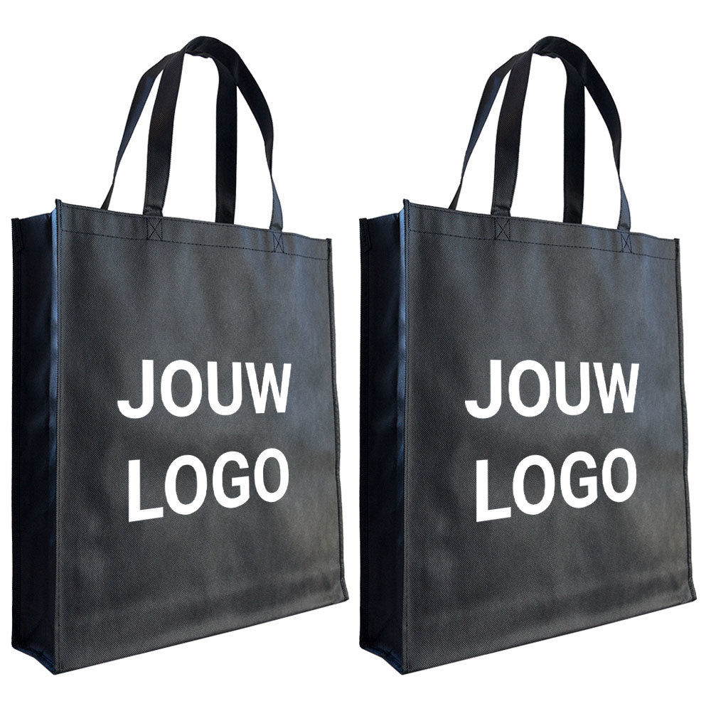 Shopper Druck Schwarz Non woven 40x9x42cm - Express