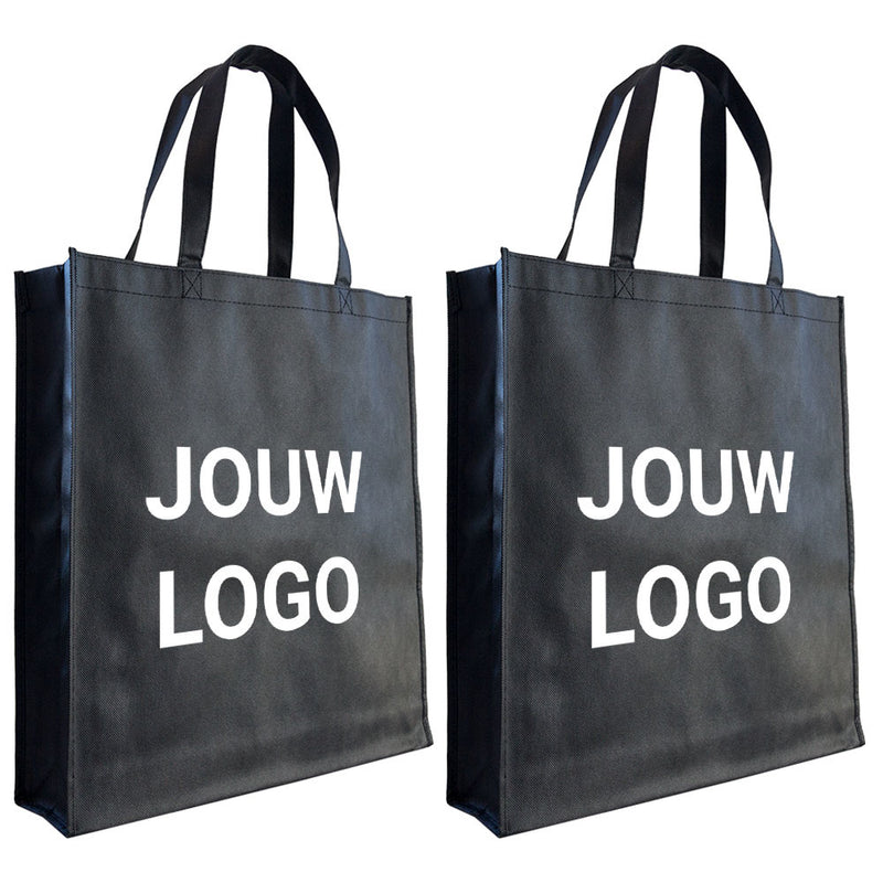 Shopper Druck Schwarz Non woven 40x9x42cm - Express