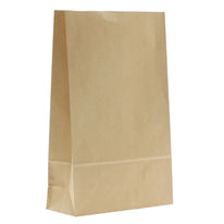 100x Blockbodenbeutel Braun Medium