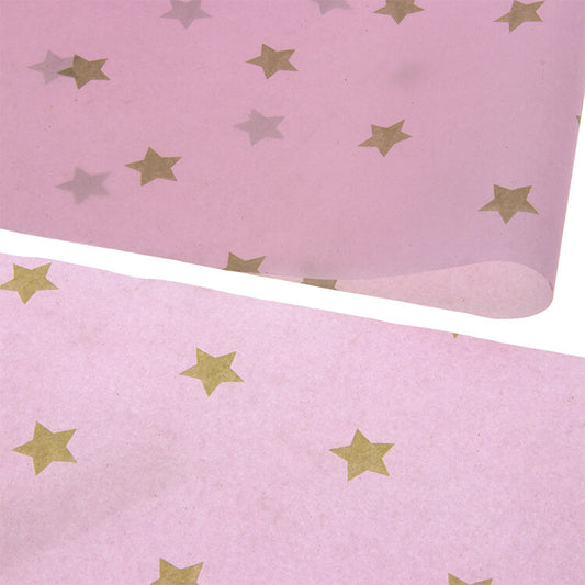 Seidenpapier 35x50cm Stars Gold