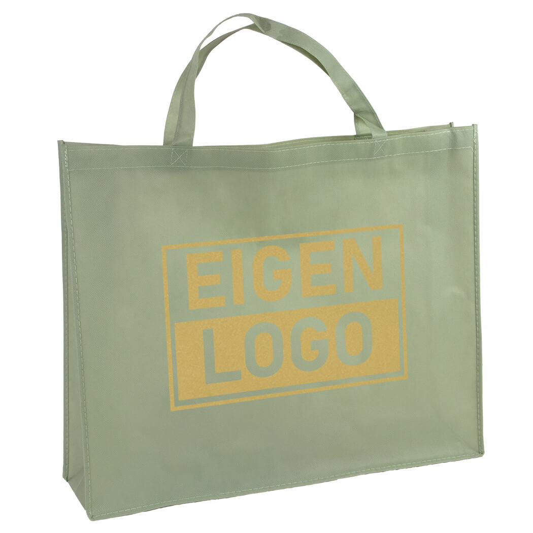 Shopper Druck Grün Non woven 54x14x45cm - Express