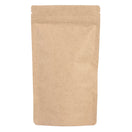 100x Standbodenbeutel Braun 13x22,5cm