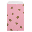 200x Papiertüten Stars Gold 12x19cm