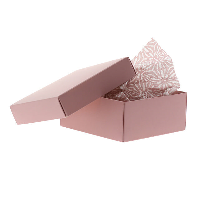 20x Geschenkkartons Mattrosa 125x125x55mm