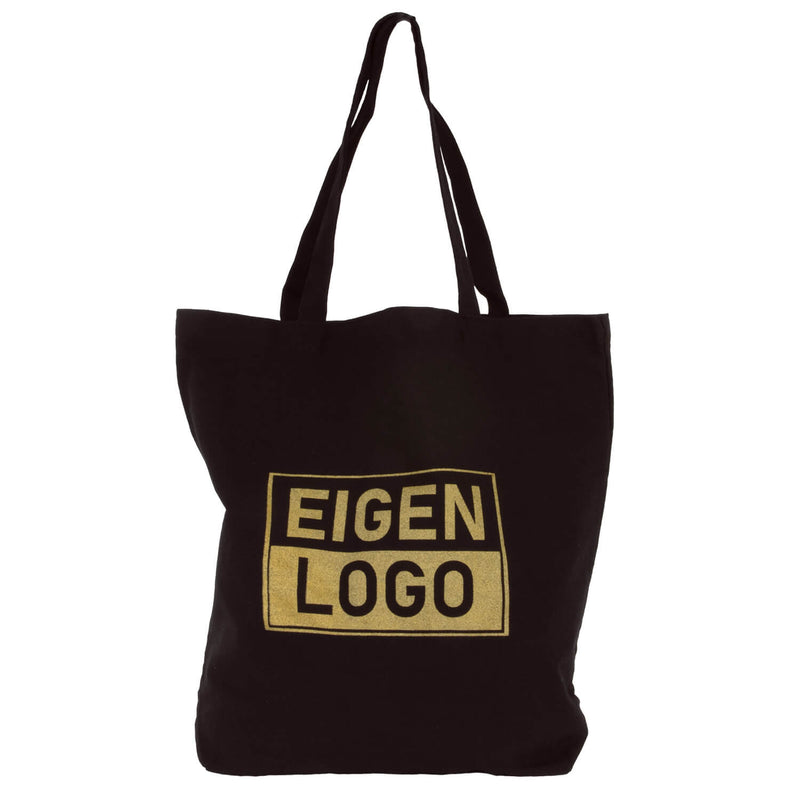 Baumwolltasche Druck 54x48+14cm Schwarz - Express