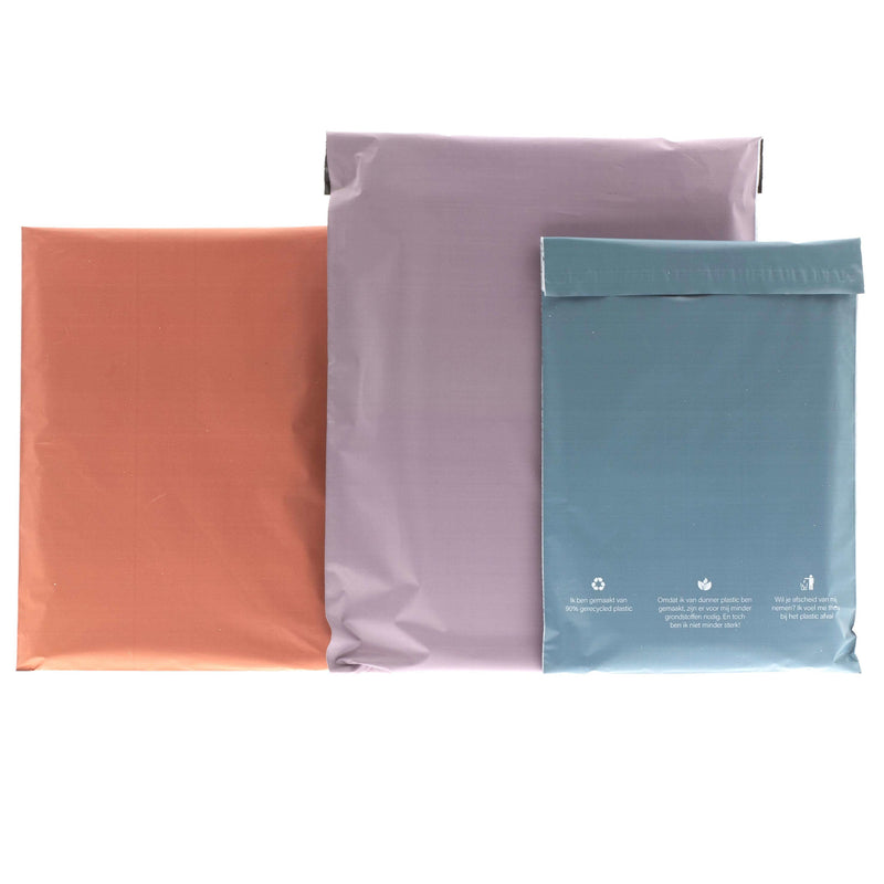 100x ECO Versandtaschen Lila Medium Hochformat