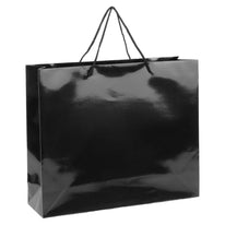 10x Geschenktüten Schwarz A3