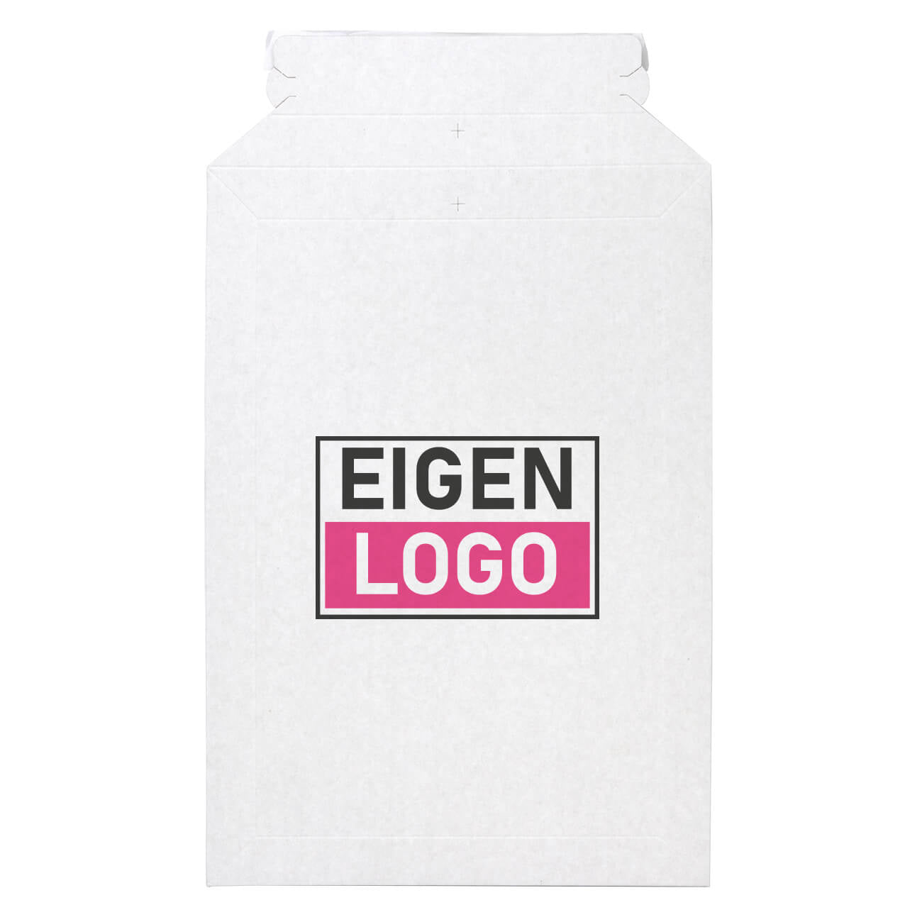 Versandtasche Karton bedrucken lassen A4 Weiß