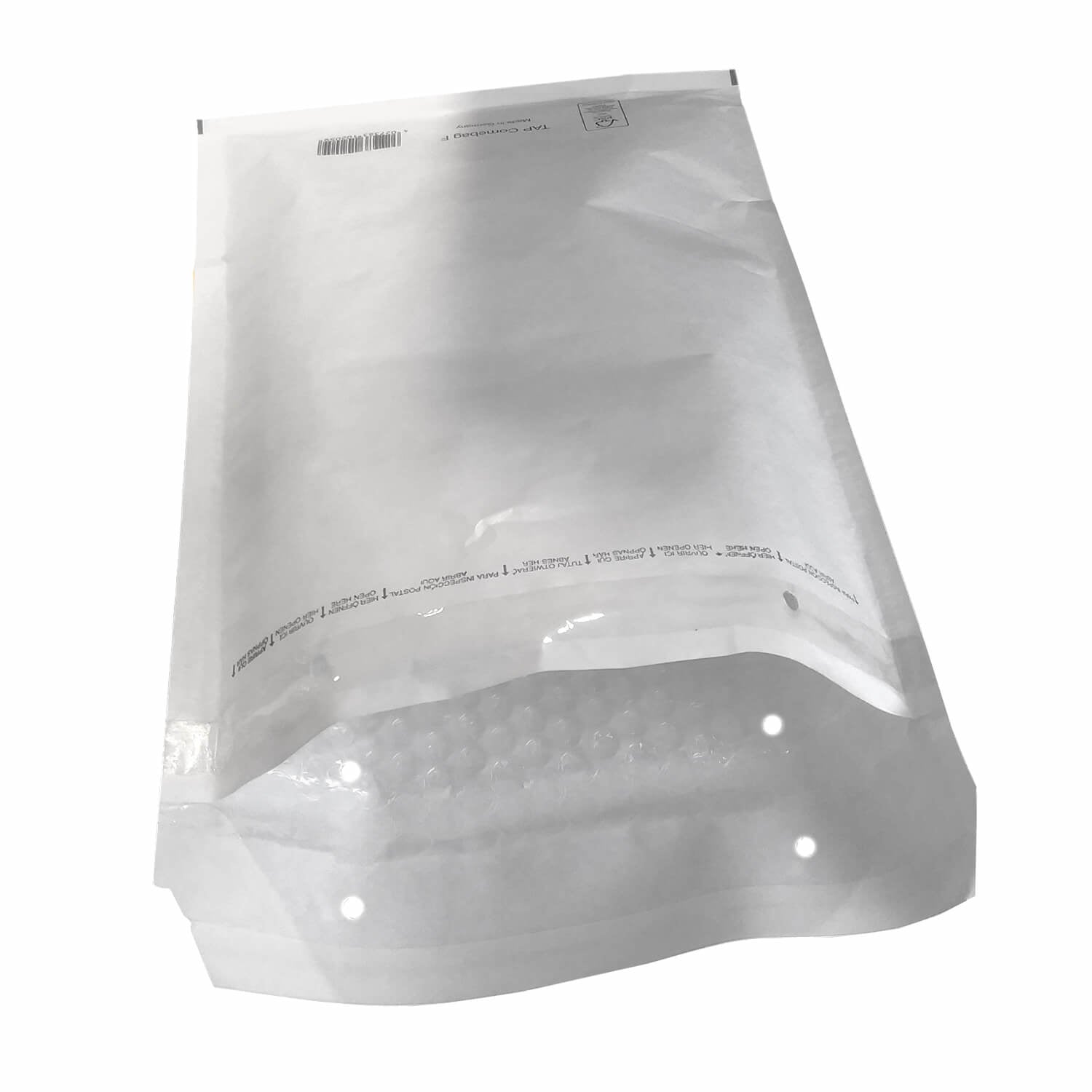 200x Luftpolstertasche A weiß, Innenformat 10x15,5cm