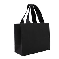 10x Geschenktüten Matt Schwarz A5