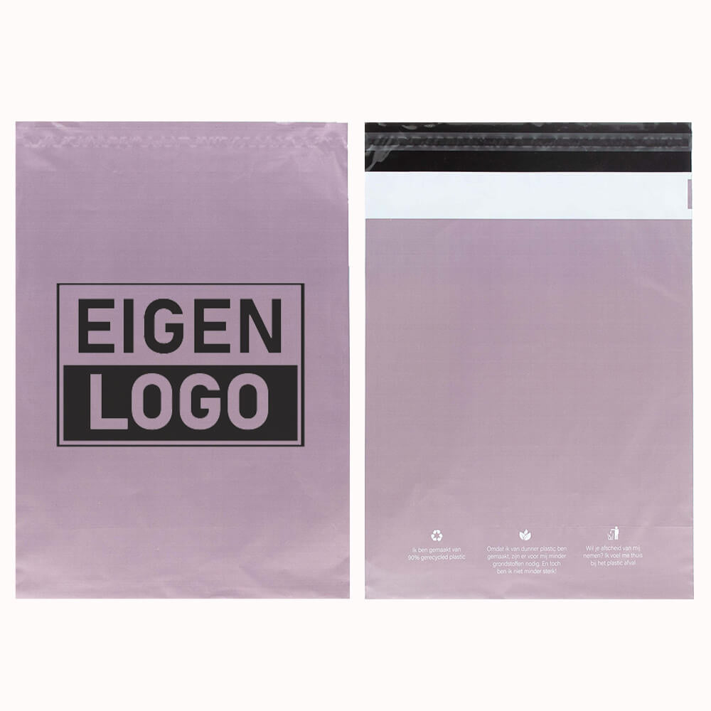 ECO Versandtaschen Druck Flieder Medium