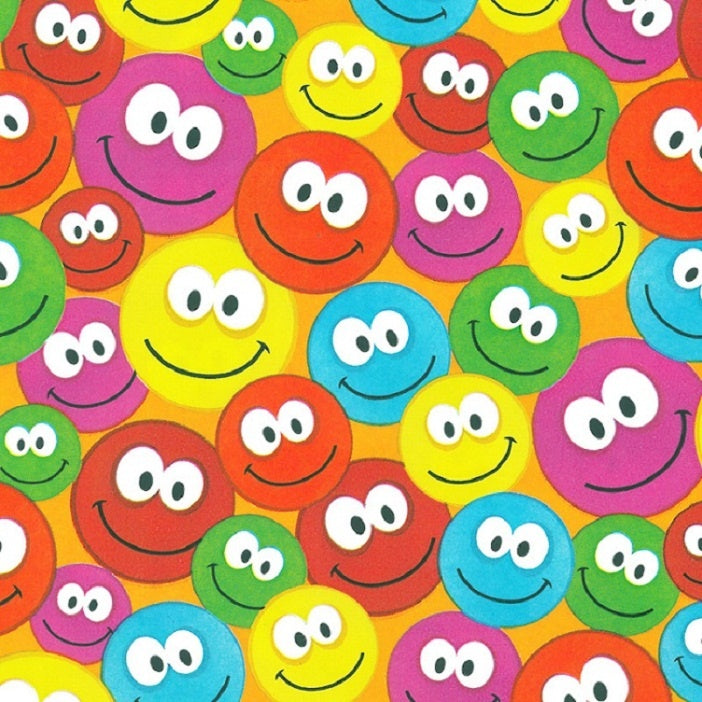 Geschenkpapier Smileys 30cm x 200mtr