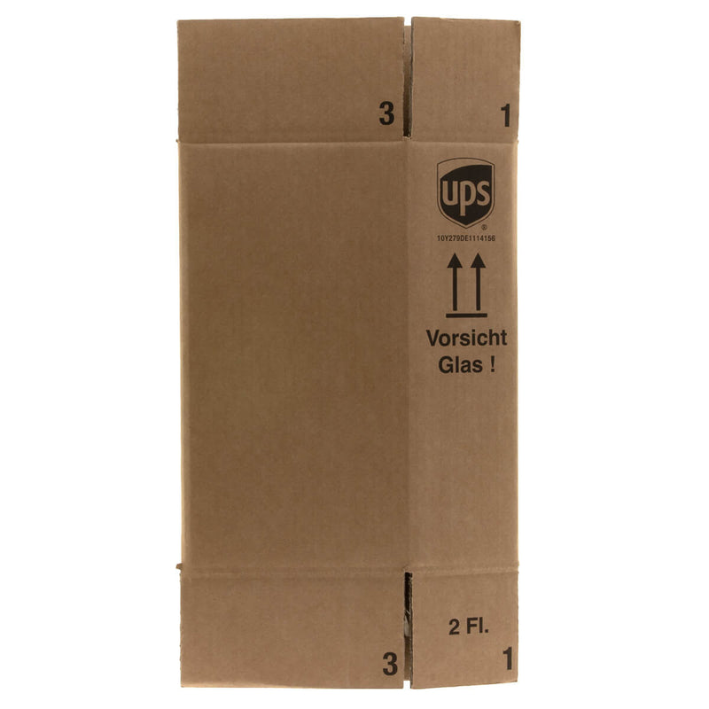 10x Weinversandkarton mit 2er-Flascheneinsatz