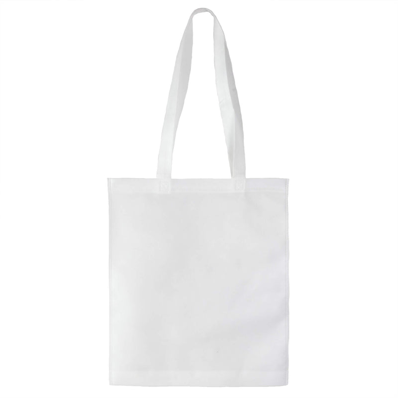 10x Non woven Taschen Weiß