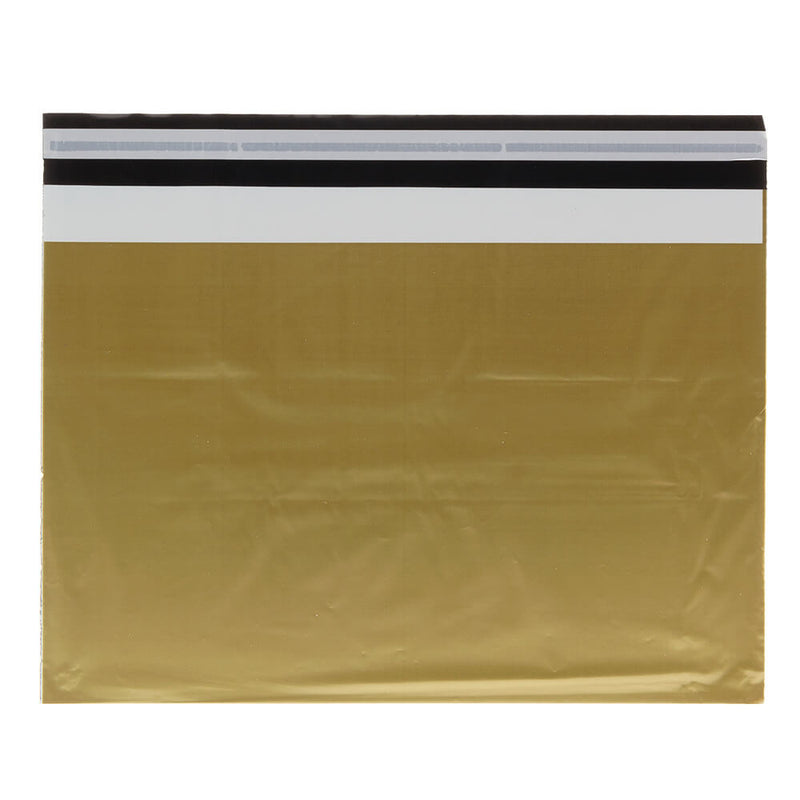 100x Versandtaschen Gold Large Querformat