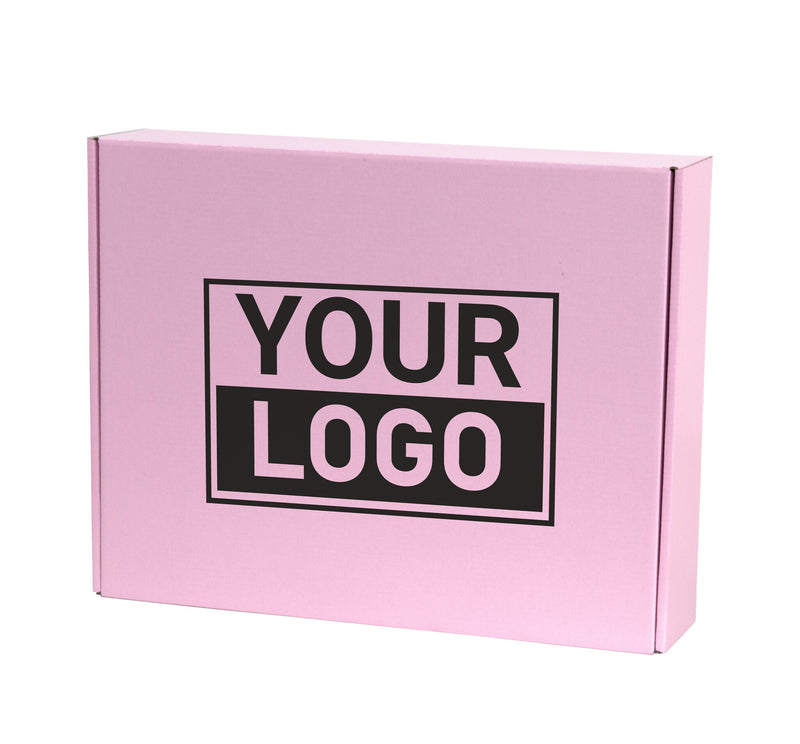 Postkartons bedrucken Pink Lavender 350x280x80mm