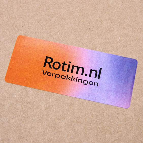 Aufkleber bedrucken lassen - Rechteckig - Full colour