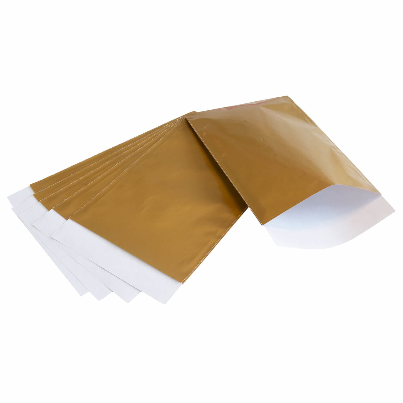 200x Papiertüten Gold 7x13cm