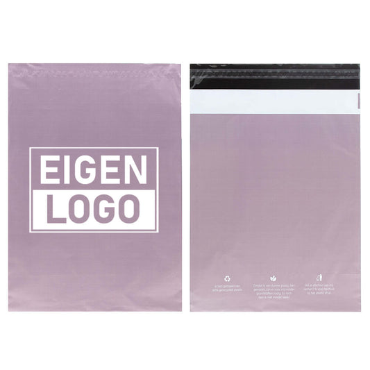 ECO Versandtaschen Druck Flieder Medium