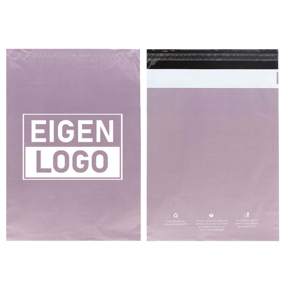 ECO Versandtaschen Druck Flieder Medium