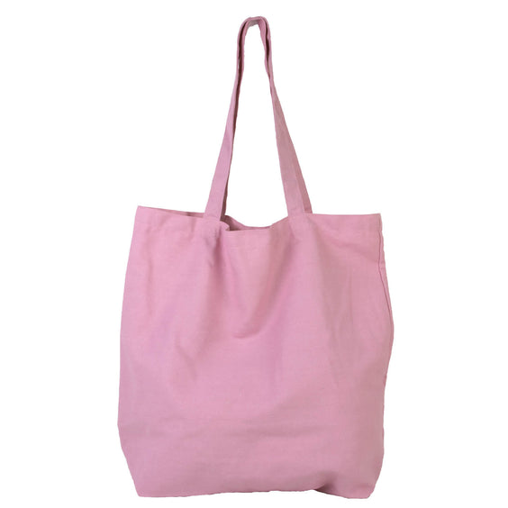 10x Strandtasche aus Baumwolle Pink Lavender