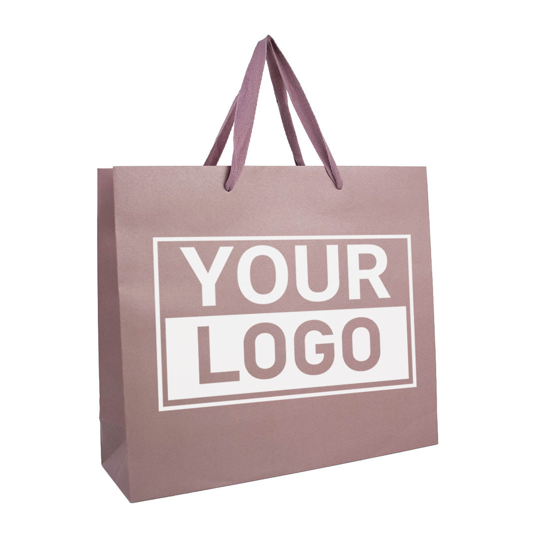 Geschenktasche bedrucken Dusty Rose A3