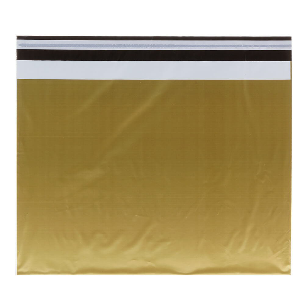 100x Versandtaschen Gold XL Querformat