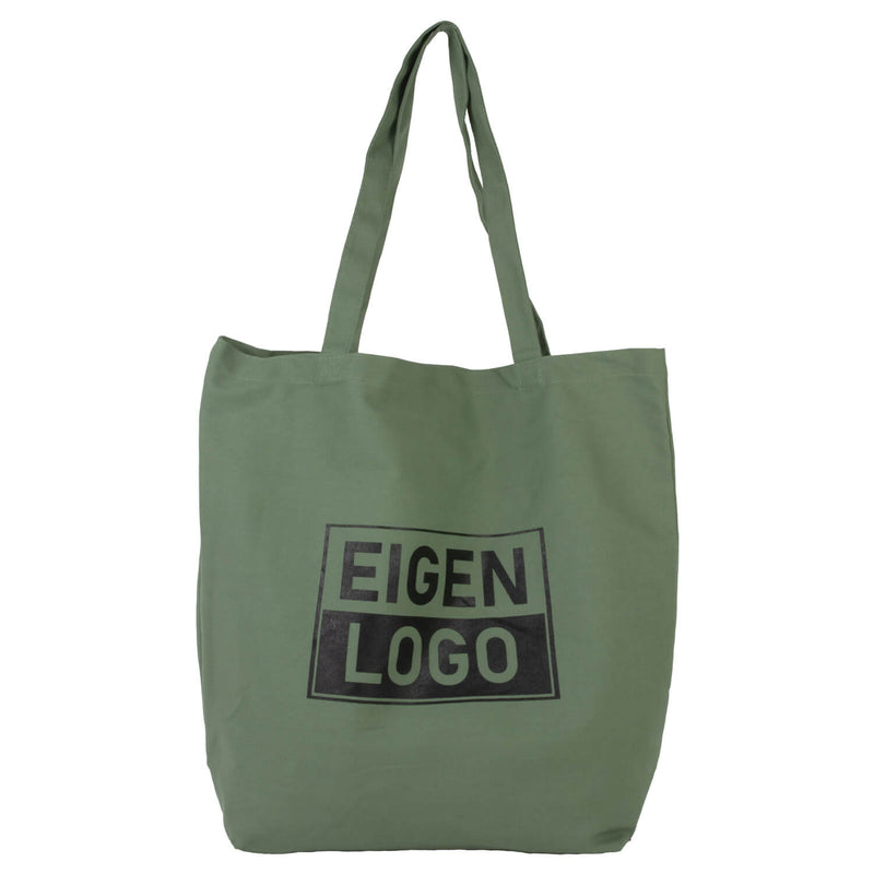 Baumwolltasche Druck 54x48+14cm Grün - Express